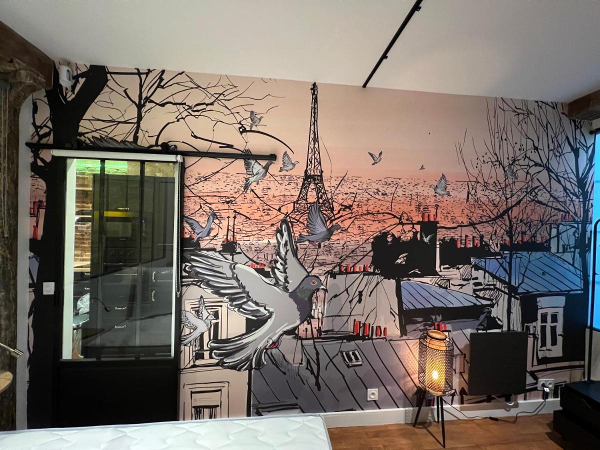 Good Vibes Luxurious Loft In Paris 11Th, With Ac & Table Football Buitenkant foto
